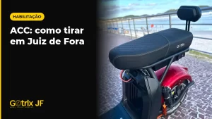 Ciclomotor elétrico Gotrix X11 vermelho visto de lado, com banco duplo